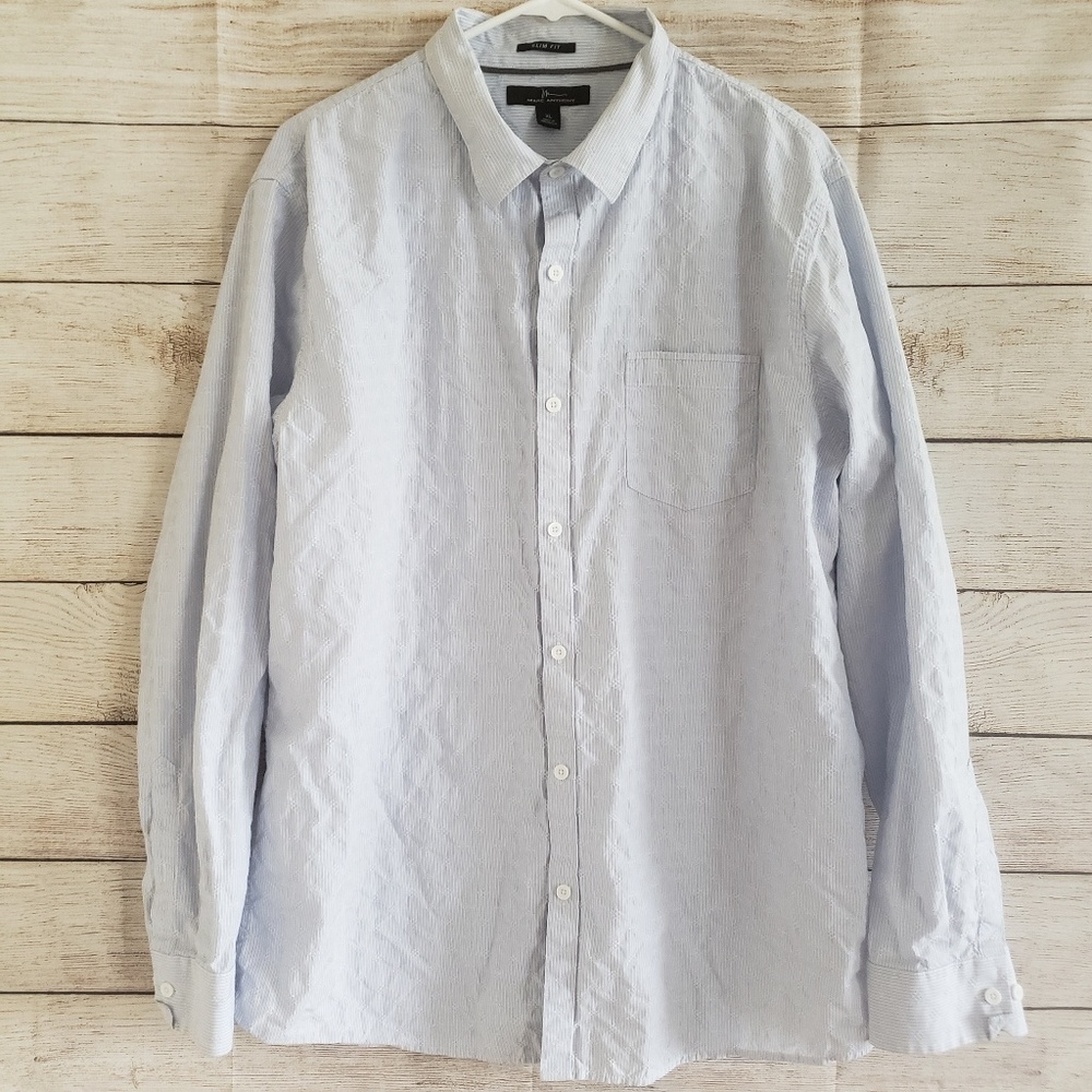 Marc Anthony Shirt Button Front Slim Fit
Size XL